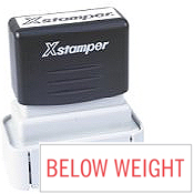 Xstamper Pre-Inked Industrial Stamp 1/2" x 1-5/8"